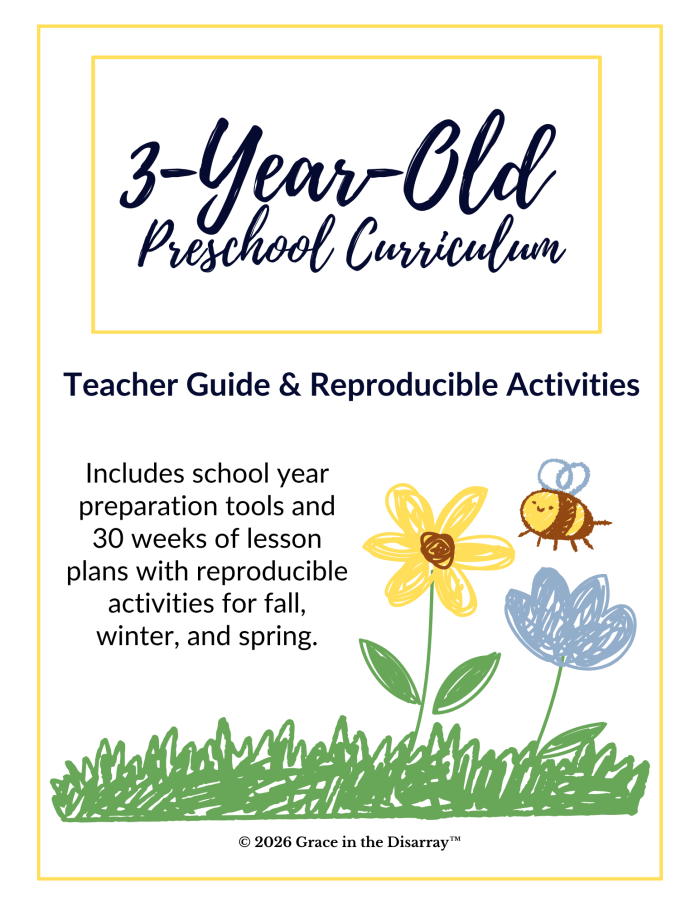 Complete 3 year old curriculum cover