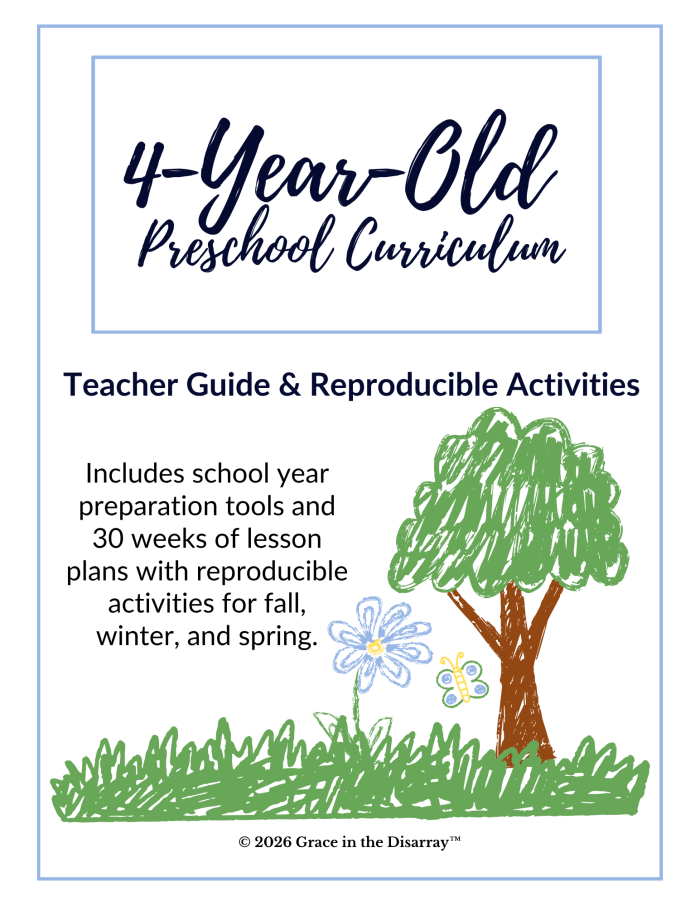 Complete 4 year old curriculum cover